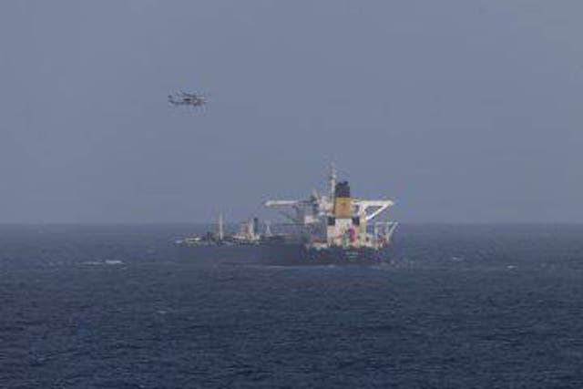 <p>The vessel was apprehended "without incident" by the U.S. military's Southern Command</p>