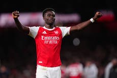 Bukayo Saka says Arsenal paying little attention to Man City’s pursuit of them