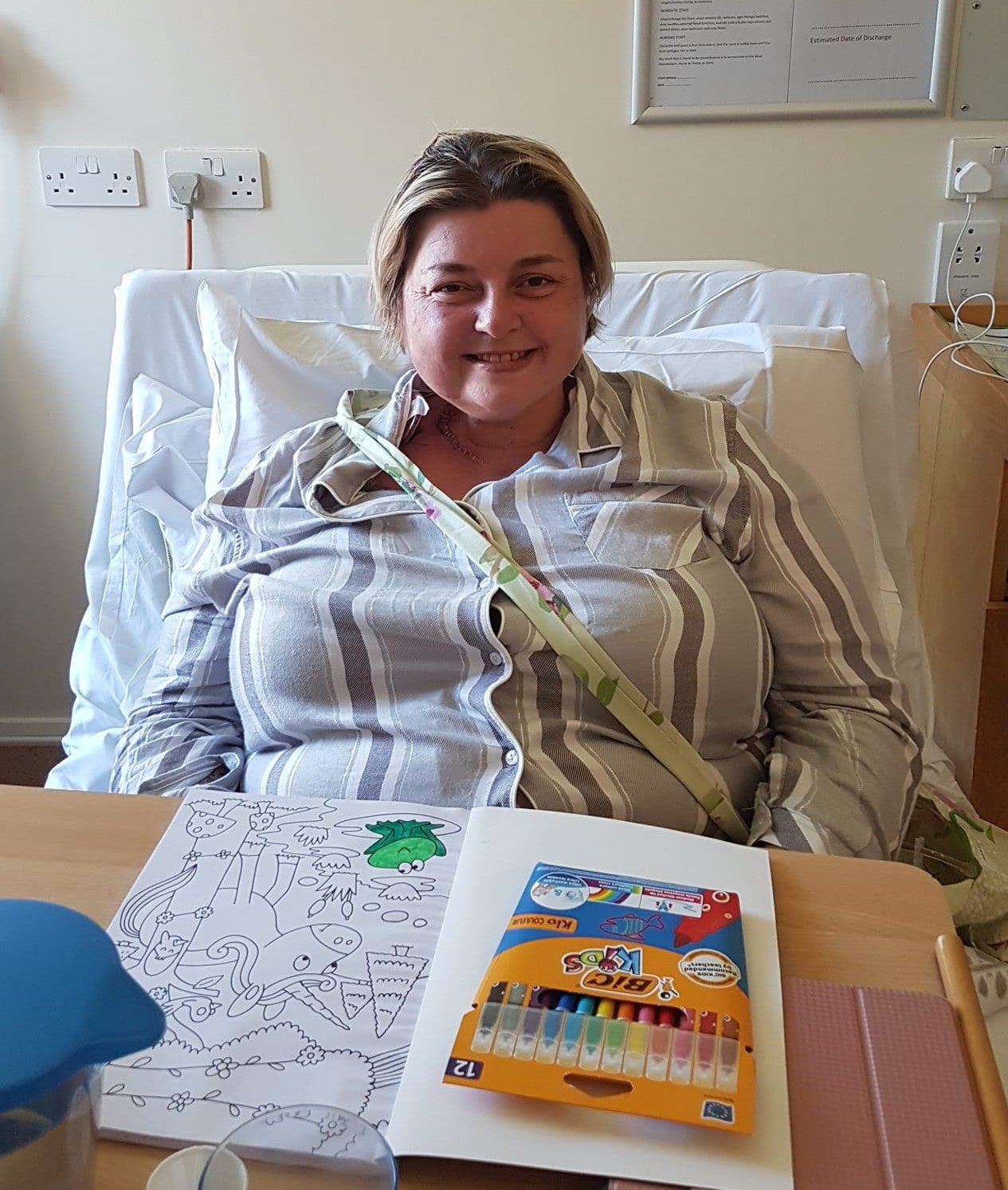 Clare was told she is officially cancer-free in August 2024