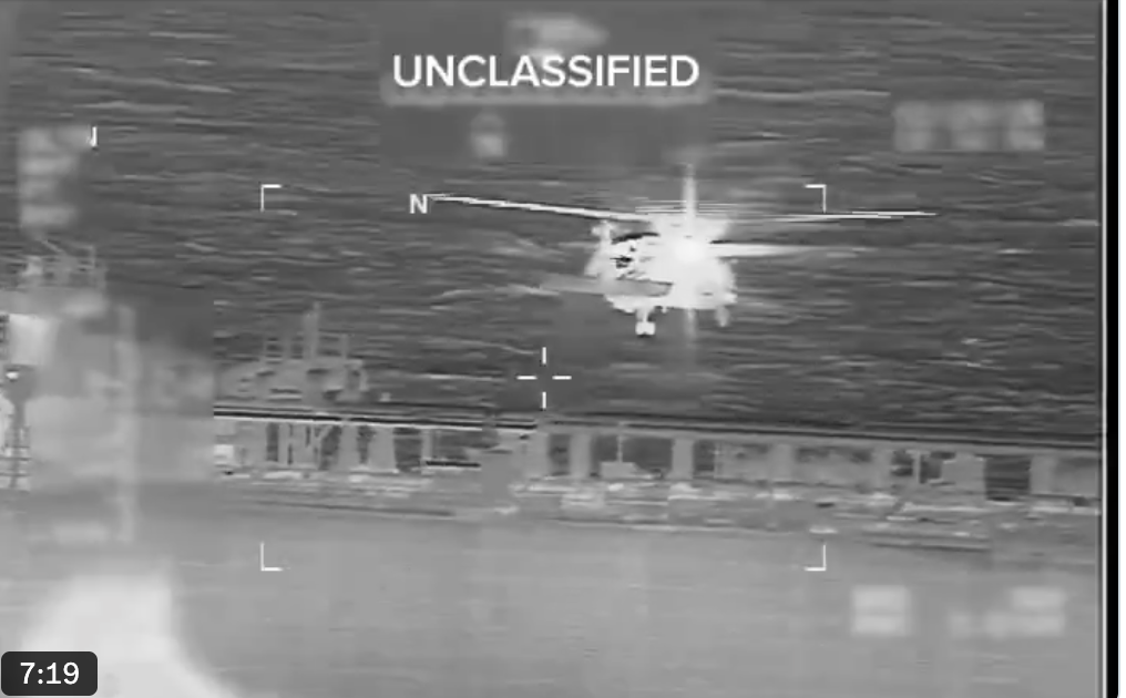 The US Coast Guard boards an oil tanker on Dec. 20 that was last docked in Venezuela