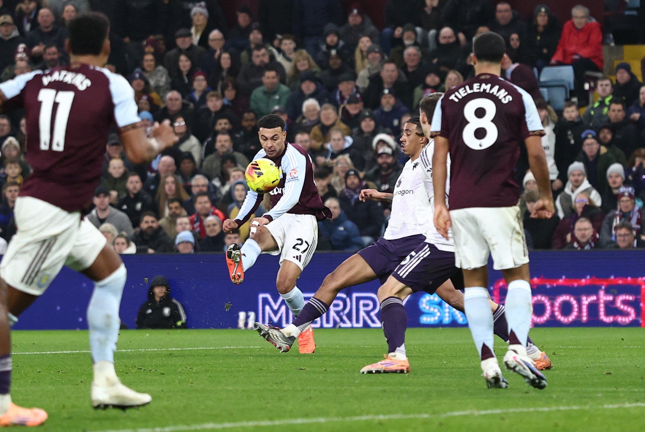 Morgan Rogers' stunning opener broke the deadlock at Villa Park