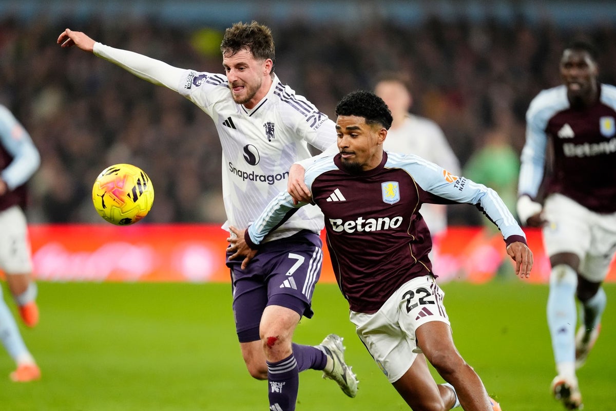 Aston Villa v Man Utd live: Visitors fight back from early pressure but score remains goalless