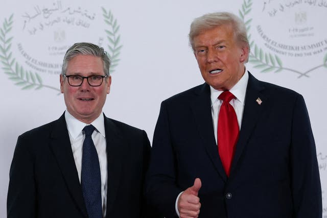 The two leaders have spoken over the phone in what could be their final conversation of 2025 (Suzanne Plunkett/PA)