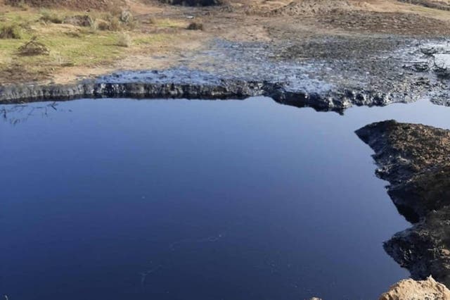 <p>Oil waste is contaminating villages in Iraq, locals say</p>