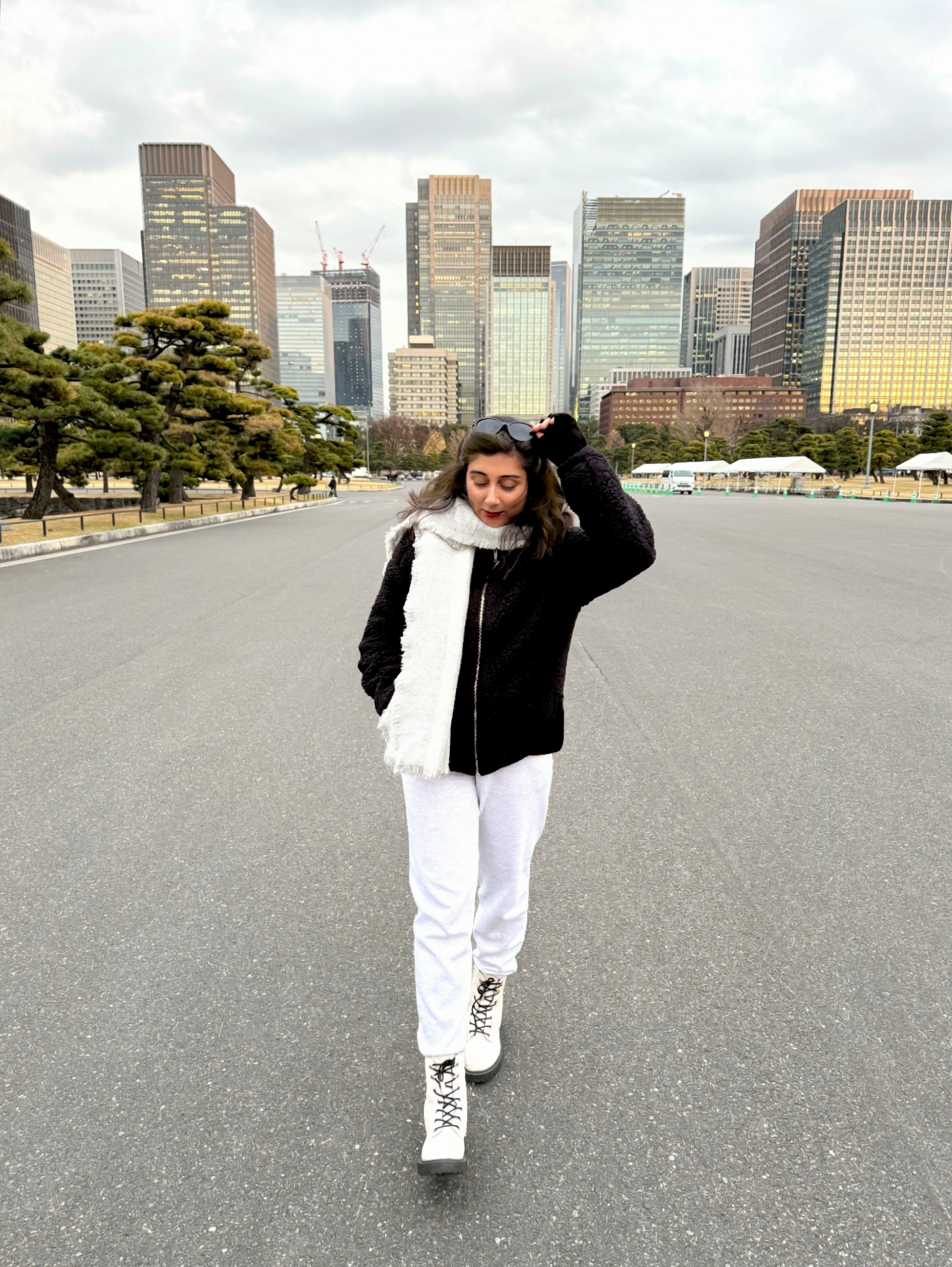 <p>Queenie headed in search of halal fried chicken while on a trip to Japan over Christmas</p>