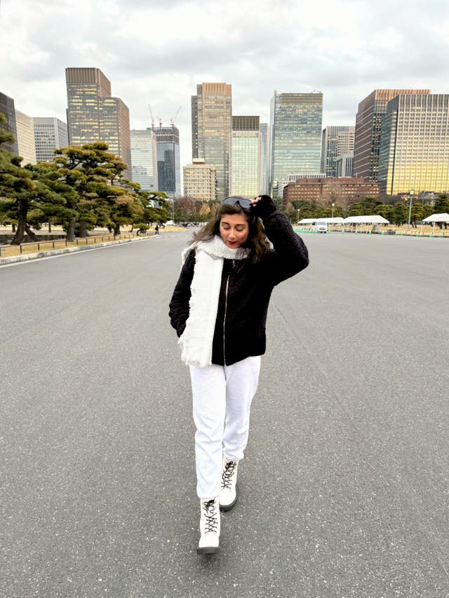 <p>Queenie headed in search of halal fried chicken while on a trip to Japan over Christmas</p>