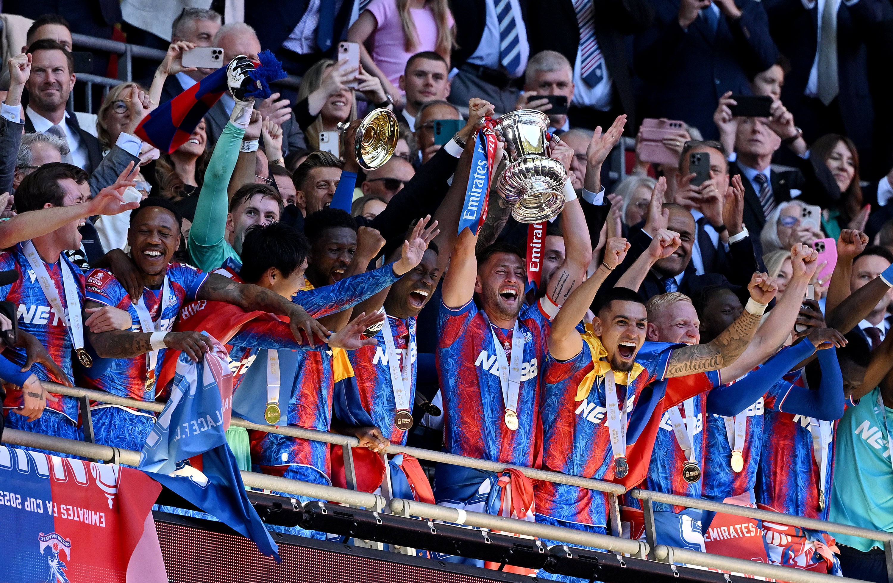 Crystal Palace won their first major trophy when they defeated Manchester City in the FA Cup final