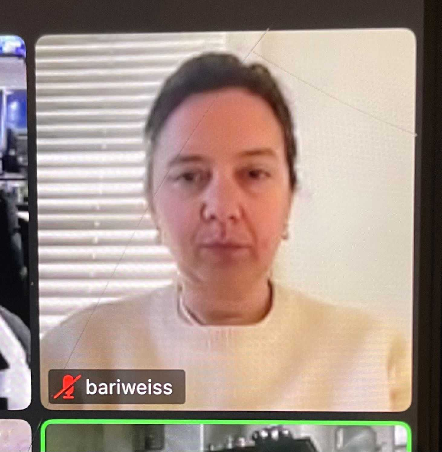 A tired-looking Bari Weiss doubled down on her decision to spike the CECOT story during Monday's editorial call.