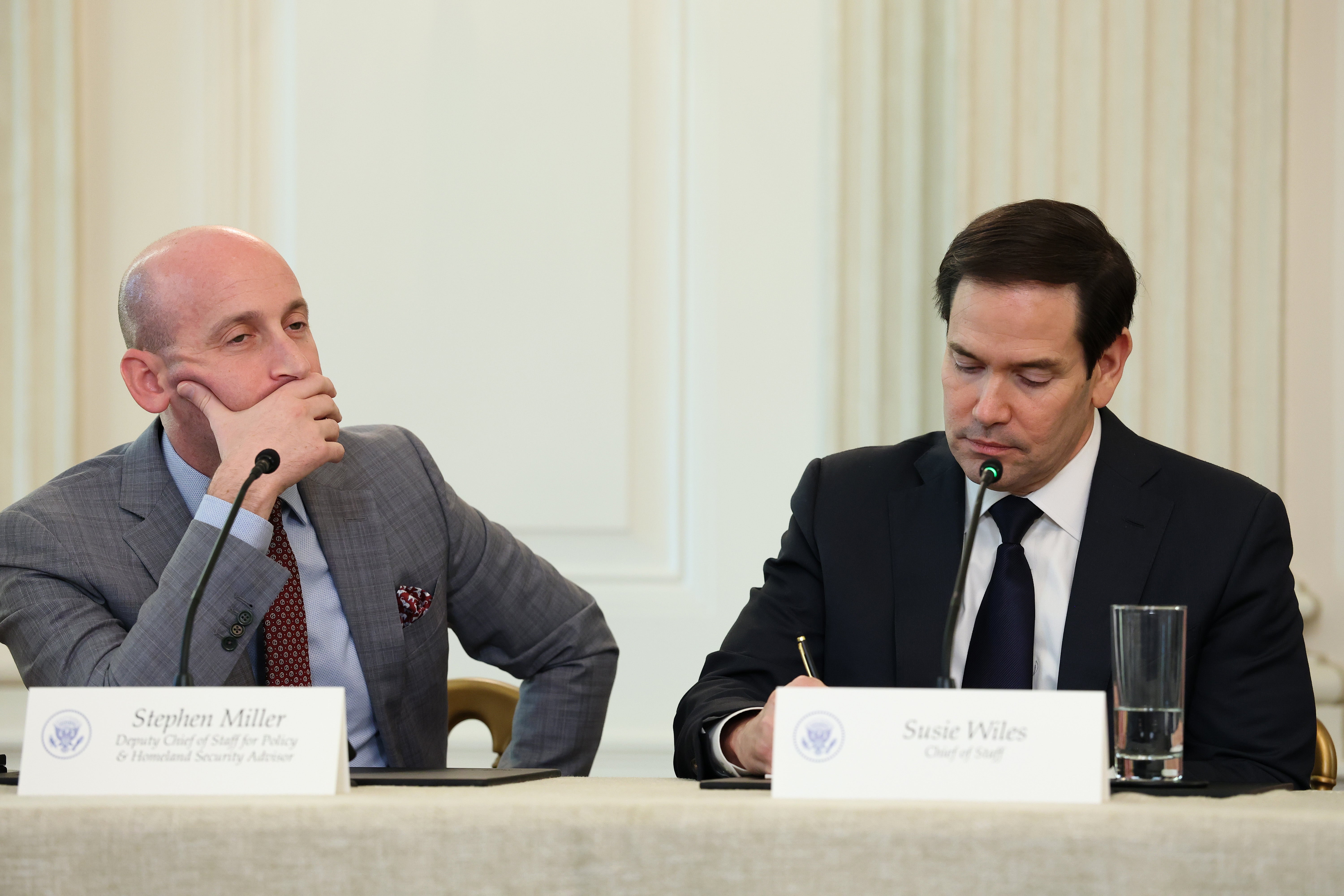 ‘The justice system depends on a jury of peers with a shared system of interests and values,’ Miller wrote on X. ‘Mass migration tribalizes the entire legal system’