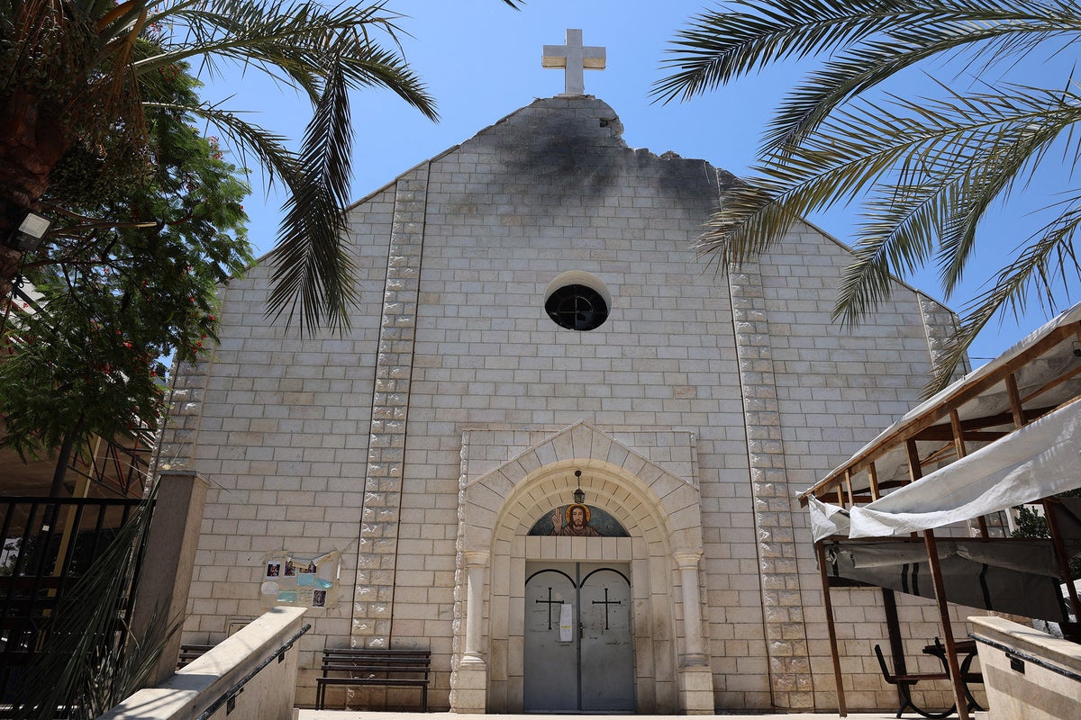 Rocket strikes, prayer and nightly calls from the Pope: Inside Gaza&rsquo;s only Catholic church at Christmas