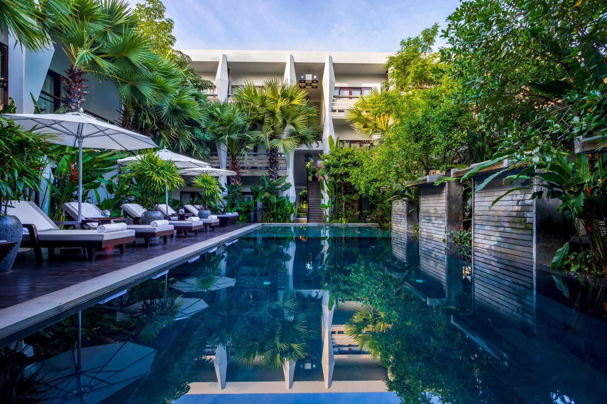 At Jaya Park, all the furniture and toiletries are made on site