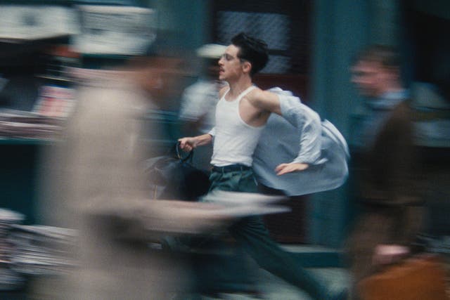 <p>Timothée Chalamet in Marty Supreme</p>