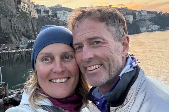 <p>Lindsay and Craig Foreman were arrested by the Iranian authorities in January last year while on a motorcycle trip around the world</p>