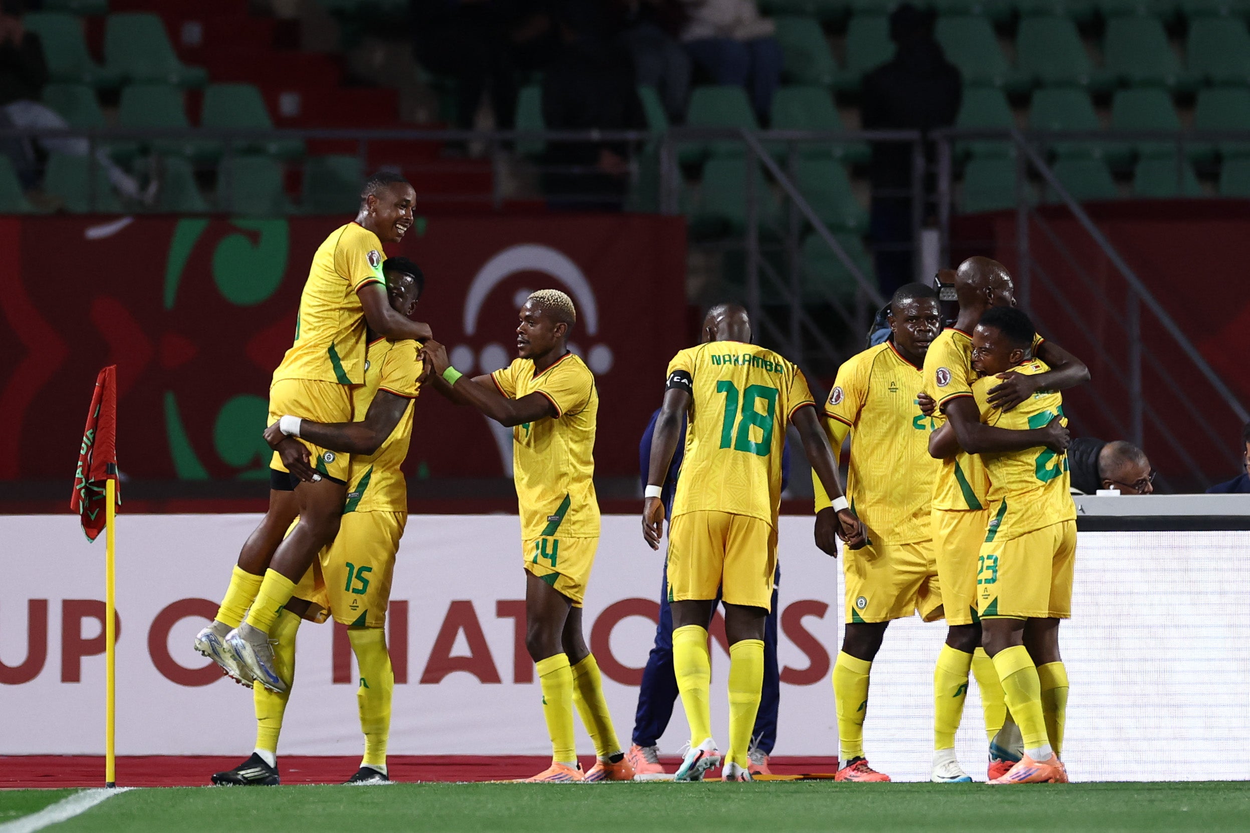 Prince Dube jogou uma entrada de corridas contra o Zimbábue