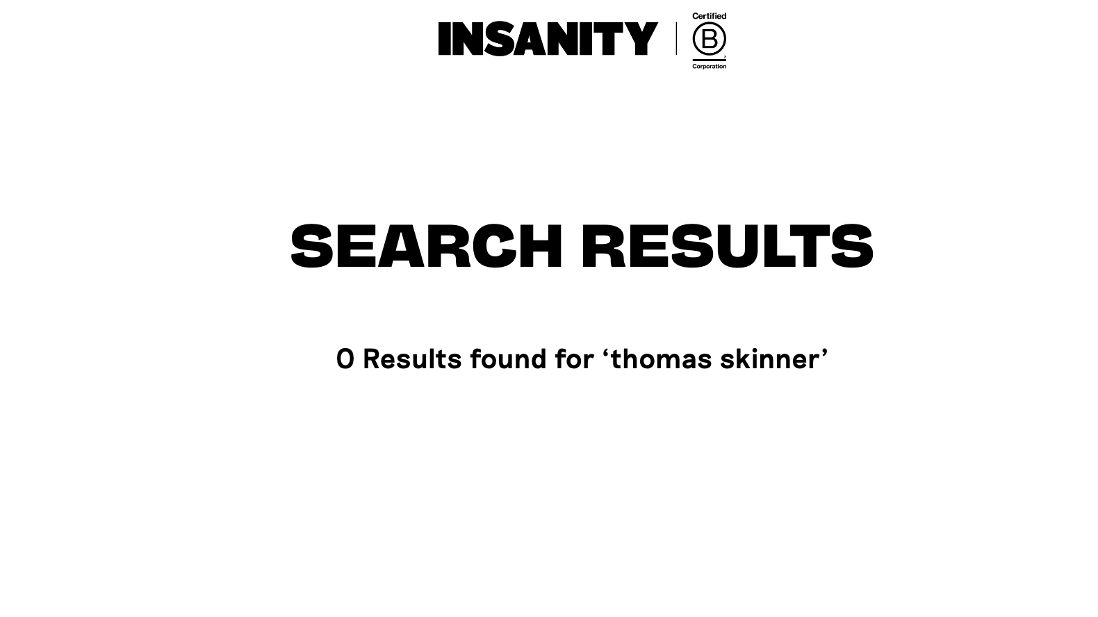 Thomas Skinner is no longer listed on the insanity PR website days after being listed