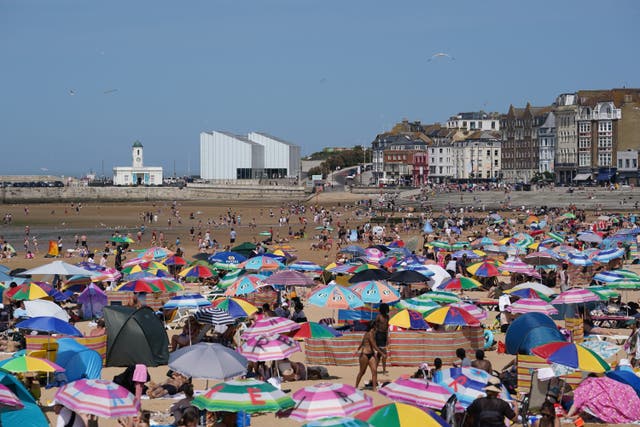 <p>2025 could be the UK’s warmest year on record (Gareth Fuller/PA)</p>