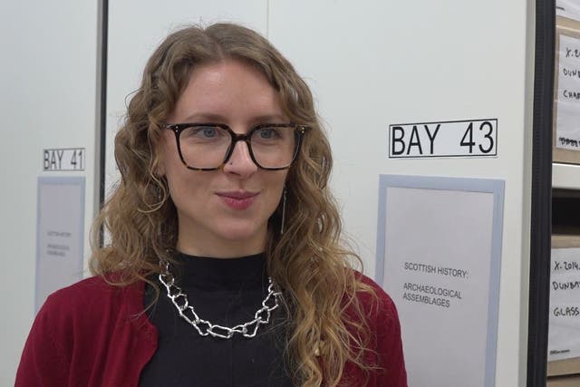 Dr Jess Thompson is curator of osteoarchaeology at National Museums Scotland (PA)