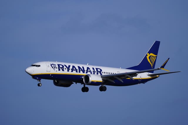 Ryanair has been fined 256 million euros (£223.5 million) by Italy’s competition watchdog for allegedly using an ‘abusive strategy’ to hinder third party travel agencies (PA)