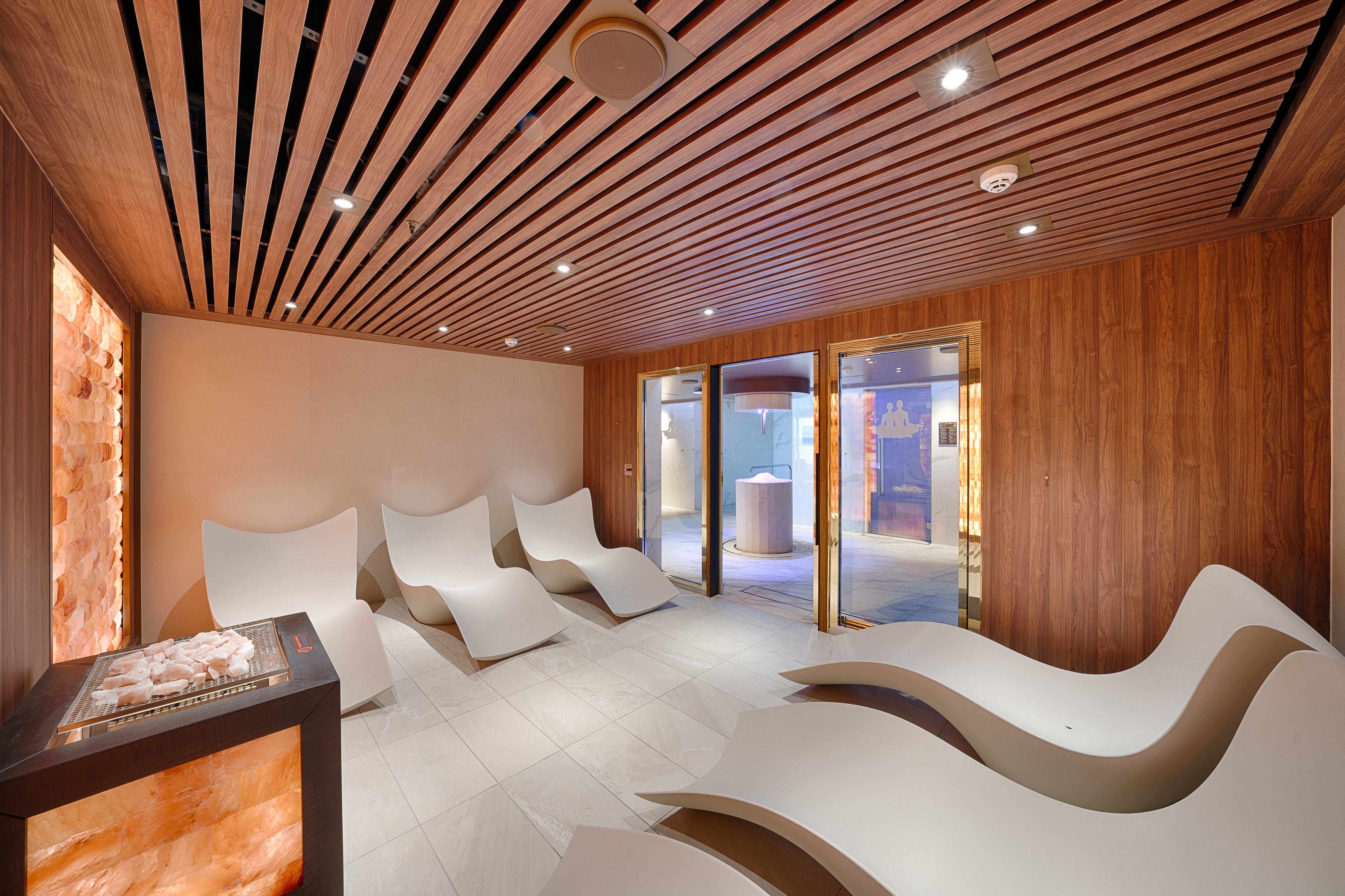 The spa on MSC Magnifica has been revamped