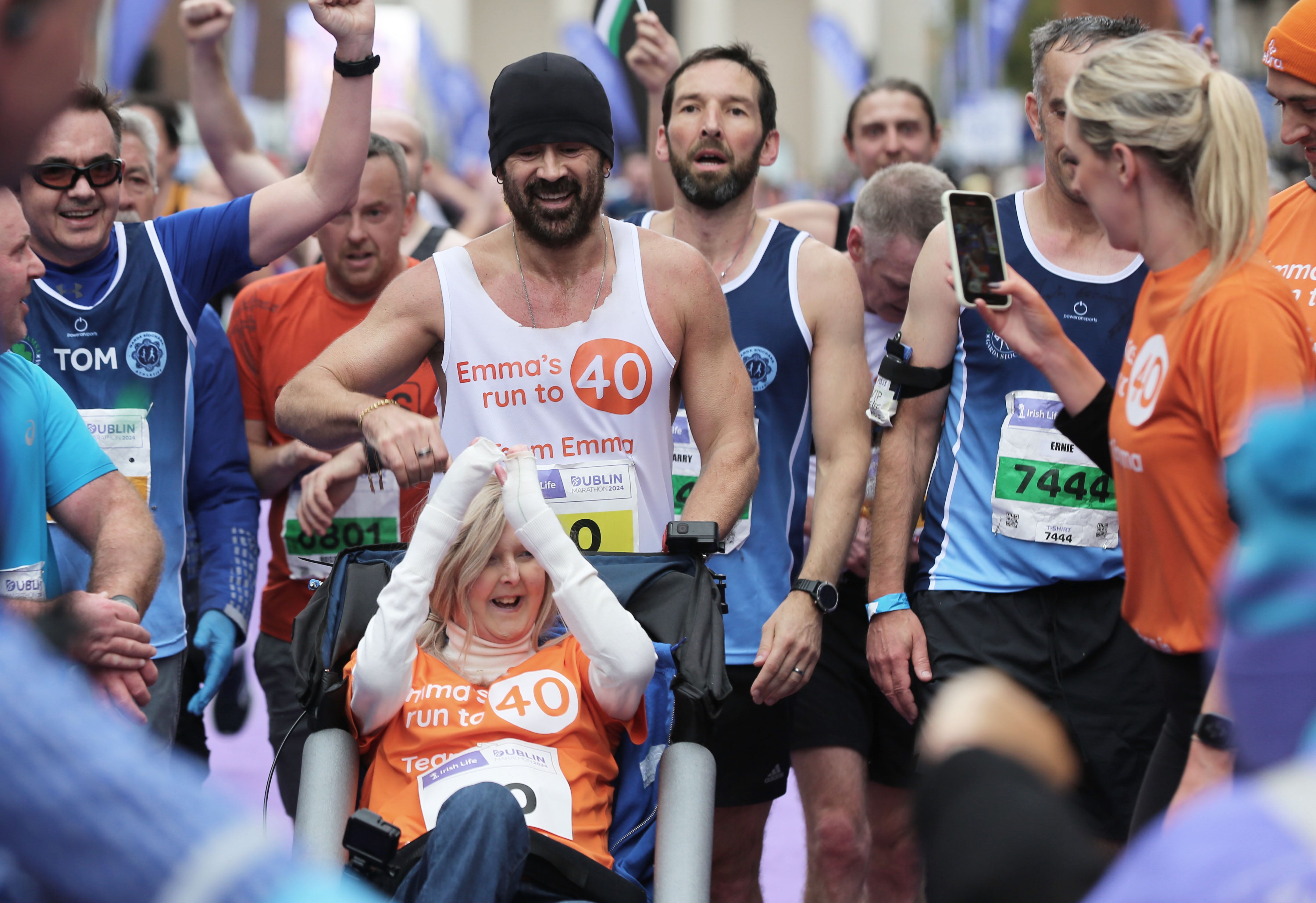 Emma Forgarty and Colin Farrell bonded over her rare genetic condition. Their friendship blossomed and included running a Dublin race together. Now, she is discussing her condition, their friendship and her new book.