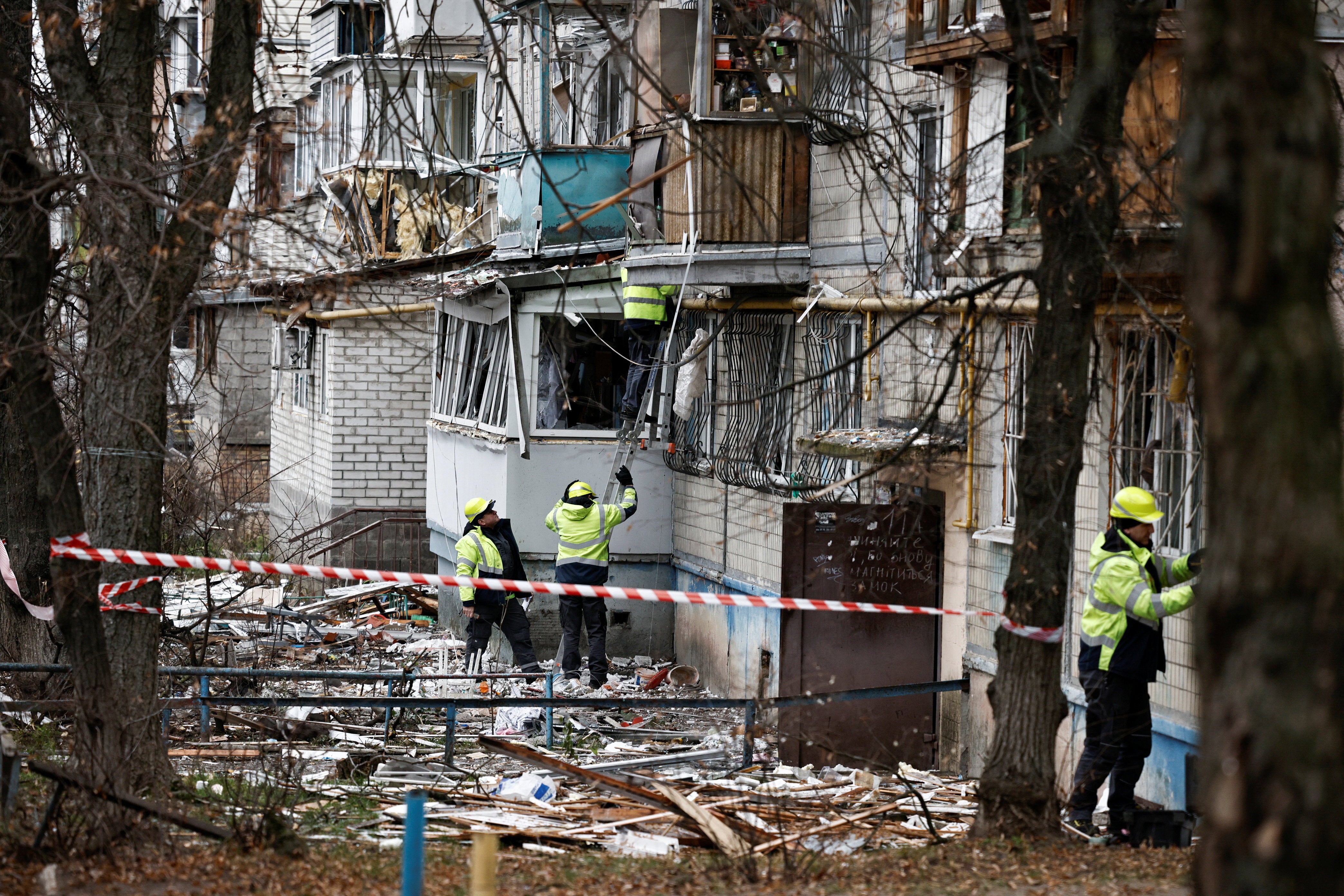 At least one person has died in the attack on Kyiv