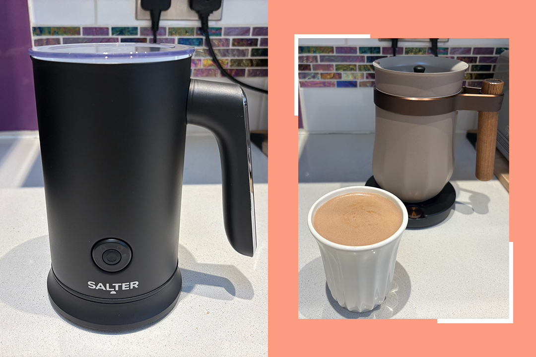 <p>I compared Hotel Chocolat's £150 viral hot chocolate maker with Salter's £35 appliance</p>