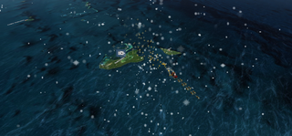 Santa is currently passing through the South Pacific