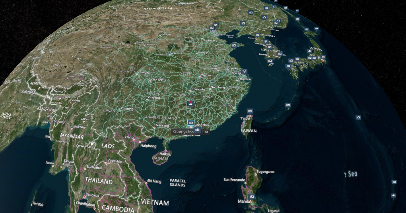 Santa is currently heading northwards through China