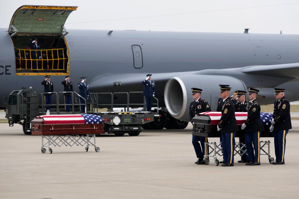 National Guard members killed in Syria return home to families on Christmas Eve