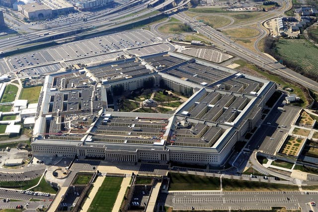 <p>The Pentagon, which is the headquarters of the United States Department of War (DOW), pictured on 26 December 2011</p>