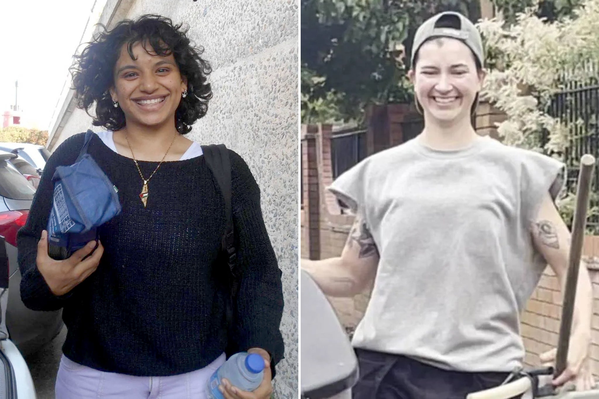 <p>Qesser Zuhrah (left) and Amu Gib (right) have decided to start eating again after 48 days refusing food, according to a statement from Prisoners for Palestine. </p>