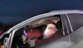 Moment speeding Santa and Mrs Claus stopped by police in Ohio