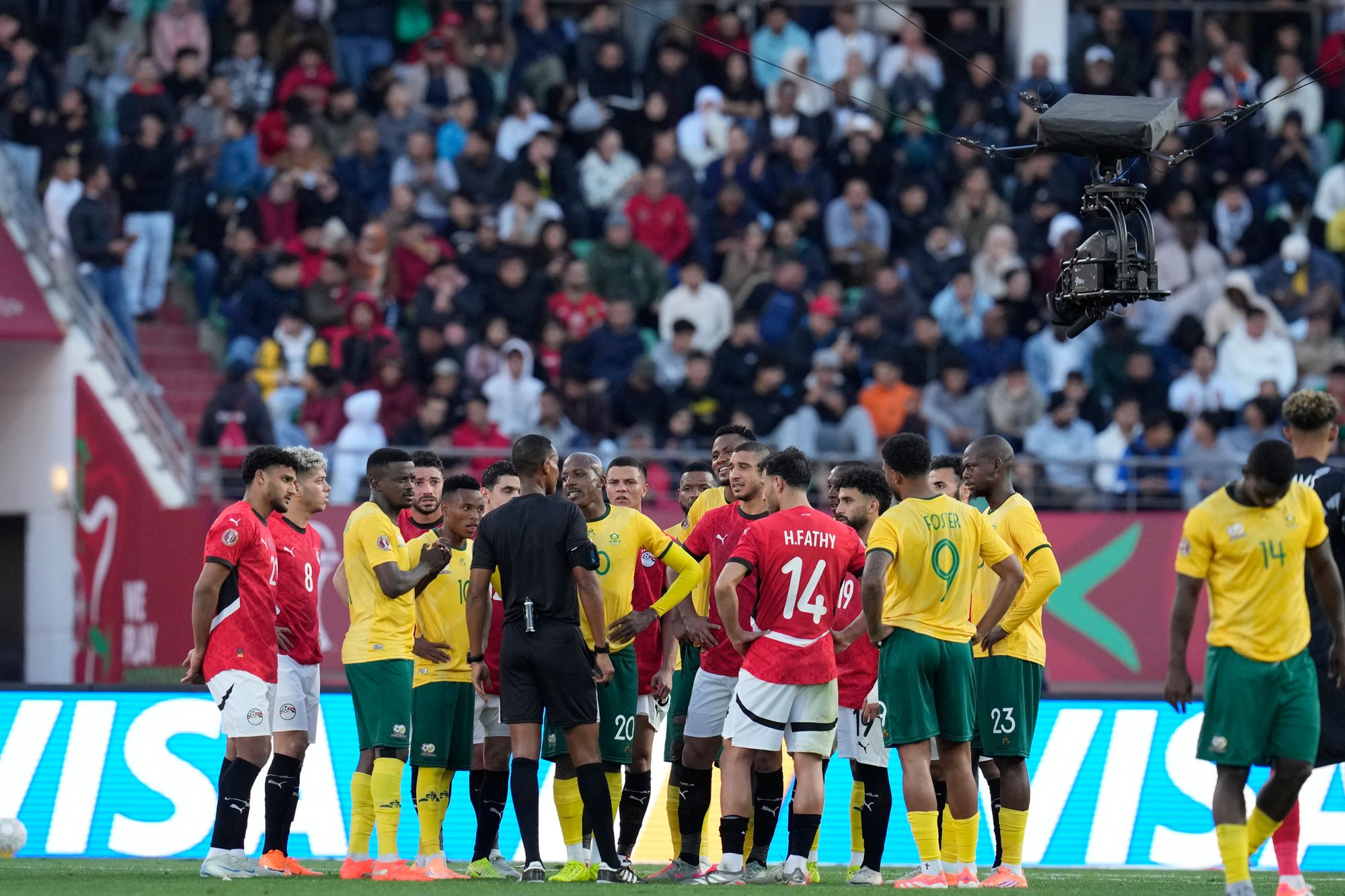 South Africa were also denied a late penalty of their own following a VAR review, adding to the contentious nature of the match