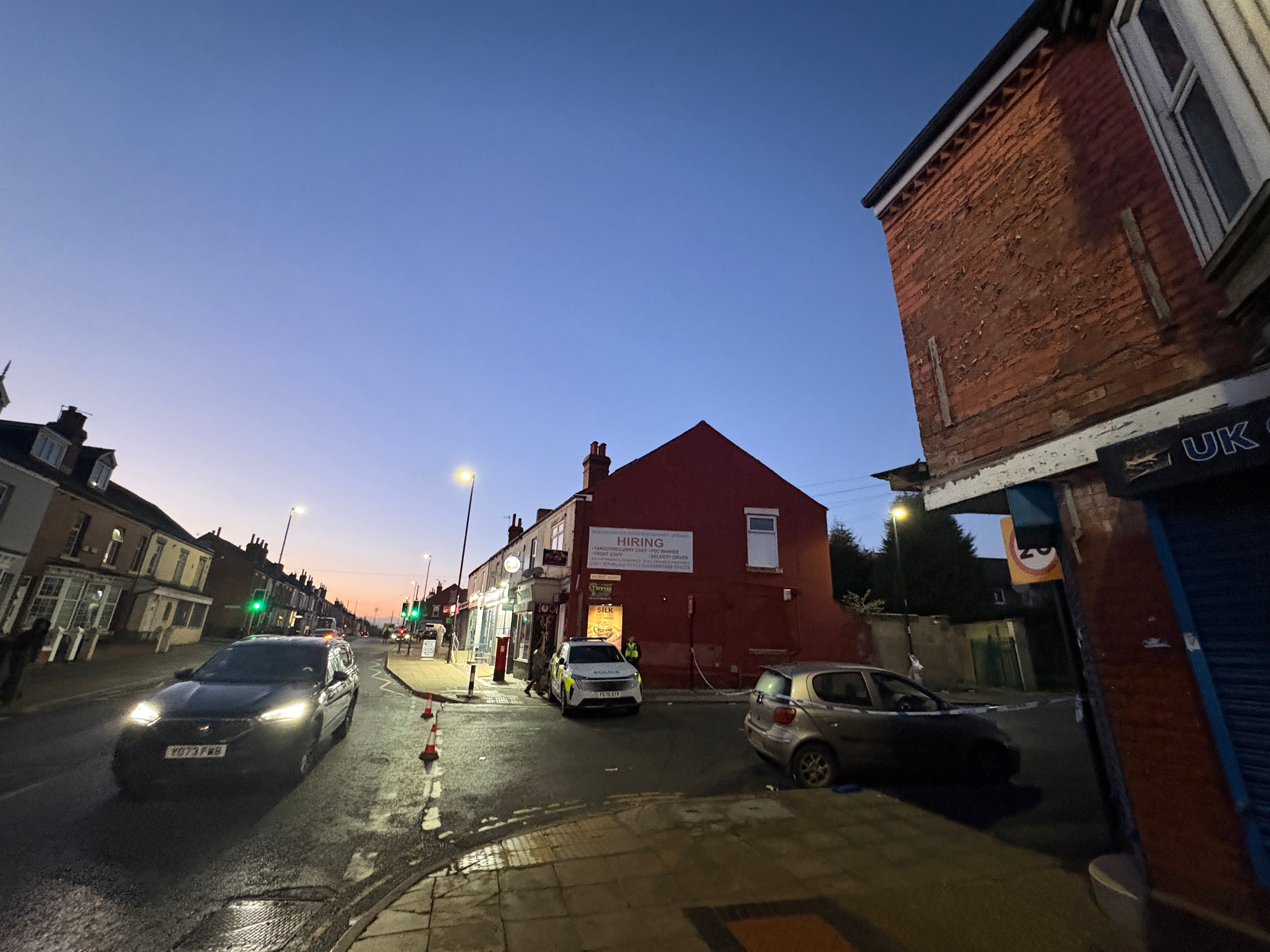 Four men – aged 20, 22, 28 and 29 – were all arrested on suspicion of attempted murder and remain in custody