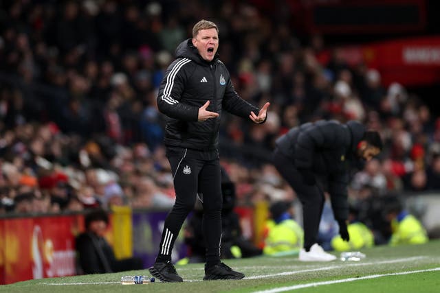 <p>Eddie Howe has been touted as a possible Manchester United manager</p>