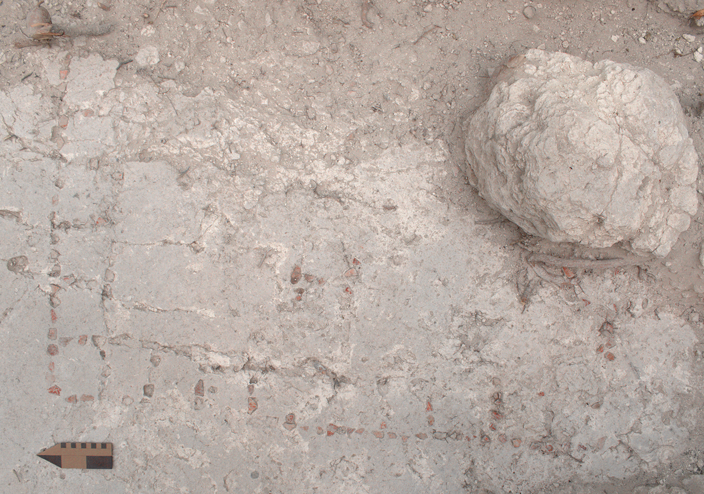 Aerial image of game board