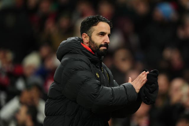 Ruben Amorim’s Manchester United got an important home win (Martin Rickett/PA)