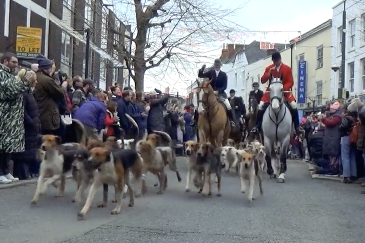Hundreds attend Boxing Day hunt despite being told they are &lsquo;not welcome&rsquo;