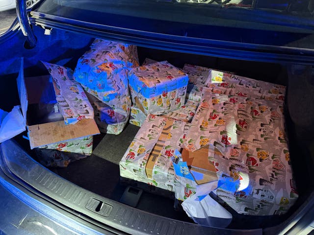 <p>Police in Kentucky seized 55 pounds of meth disguised as Christmas presents in a holiday bust</p>