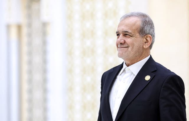 <p>Iranian president Masoud Pezeshkian spoke in an interview published on the Ayatollah’s website</p>