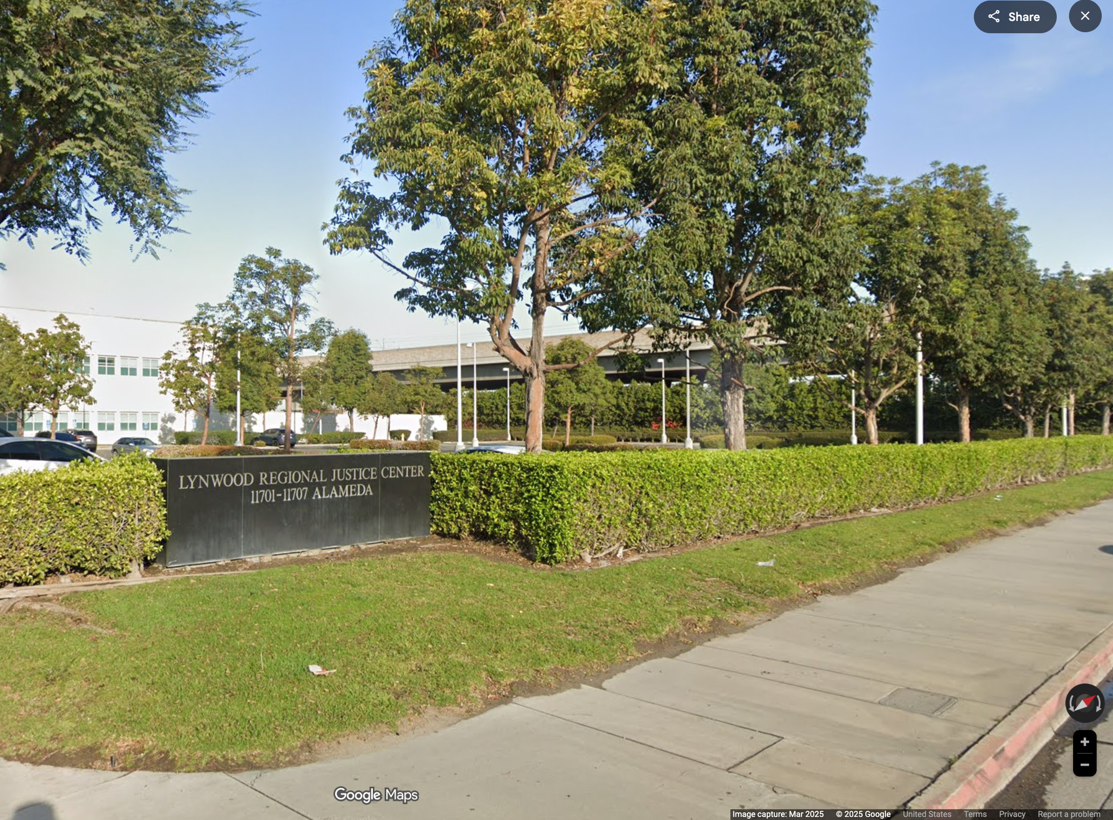 <p>The Lynwood Regional Justice Center in Los Angeles, California. A lawsuit representing current and former inmates at the complex's women's jail accuses a dozen male staffers of sexual abuse and harassment</p>