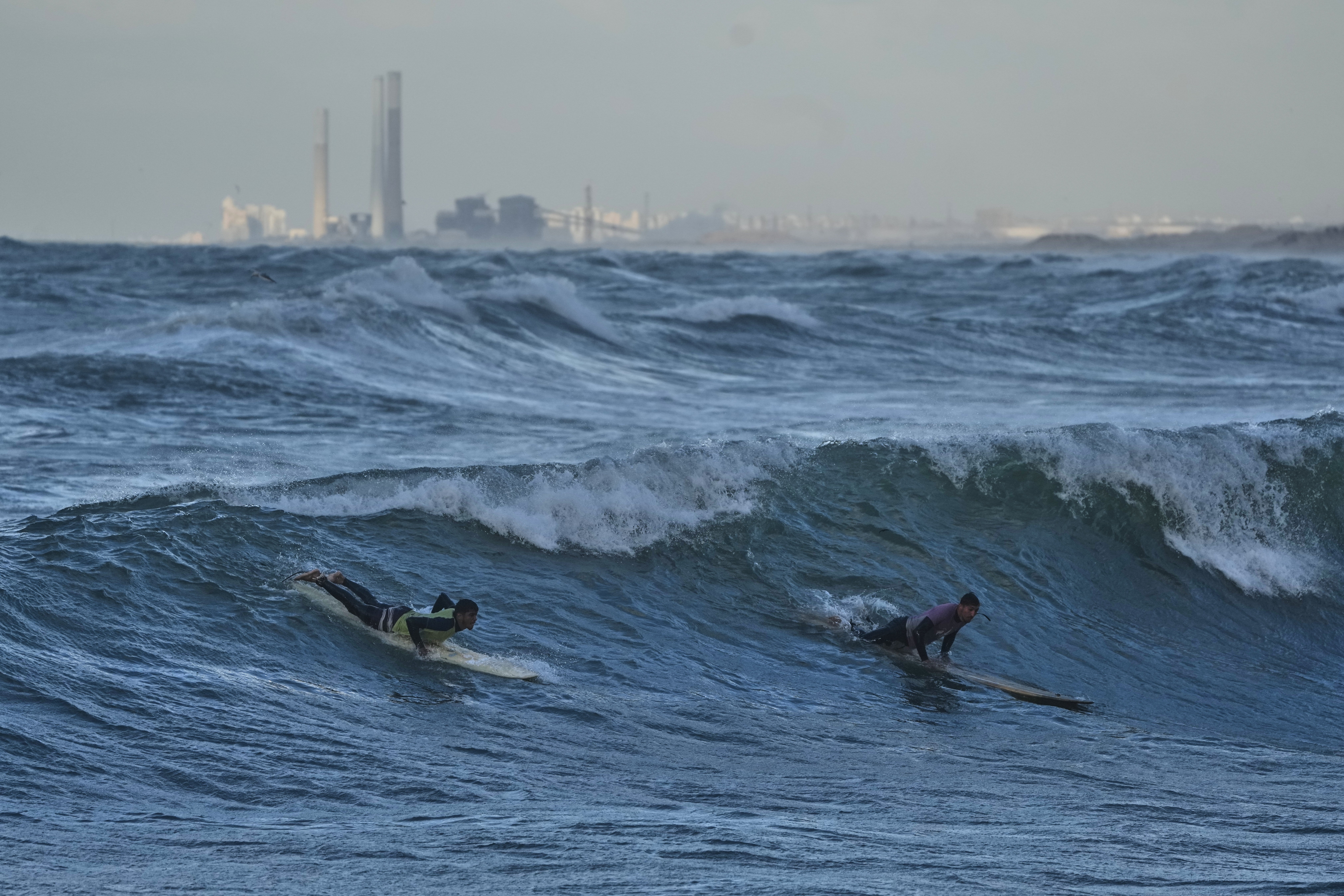 Israel Palestinians Gaza Surfers