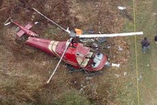 One person is dead and another is injured in midair helicopter crash in New Jersey, officials say