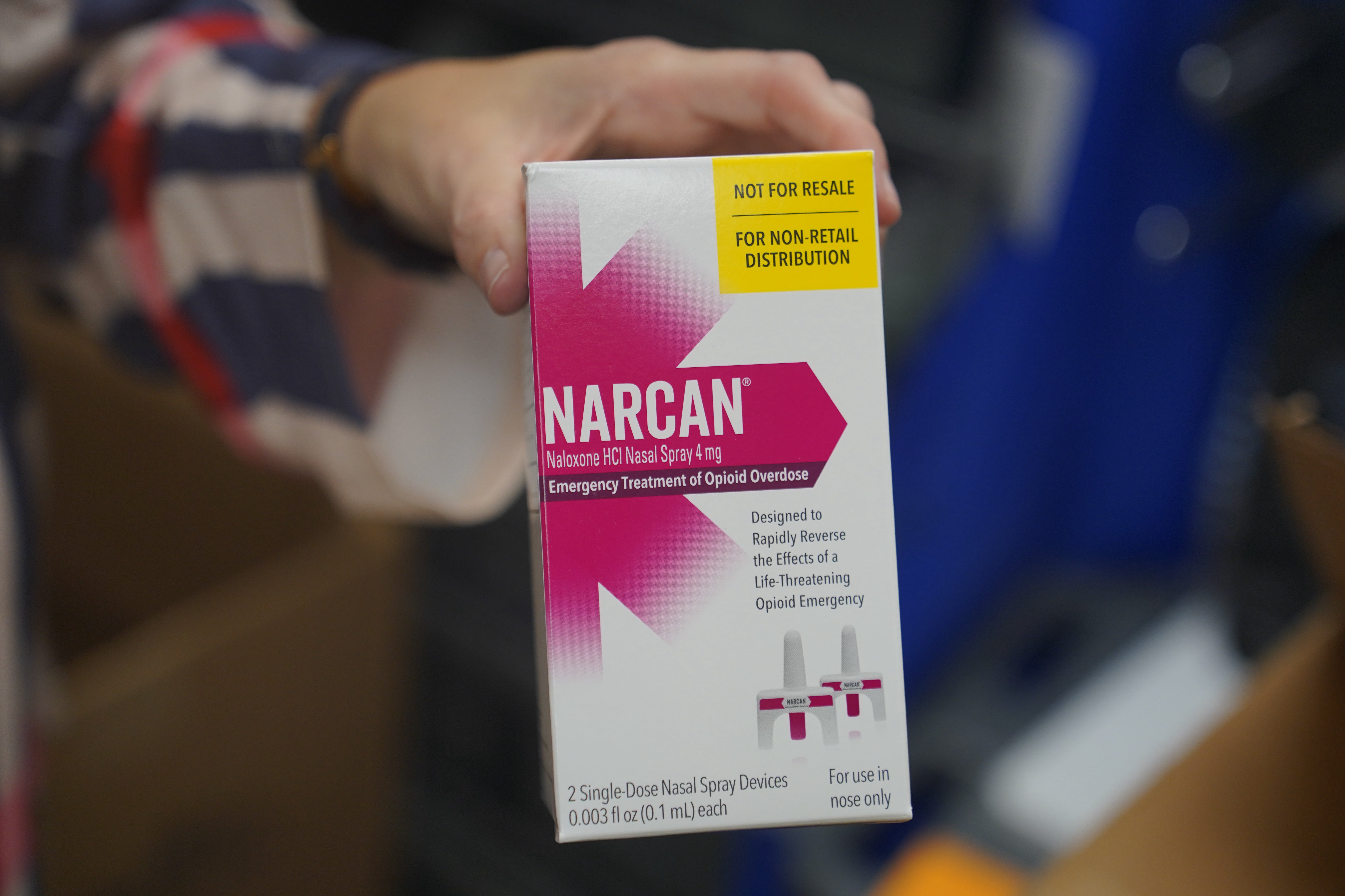 Naloxone, the generic name Narcan, is a nasal spray that can be administered without medical training to reverse the effects of an overdose