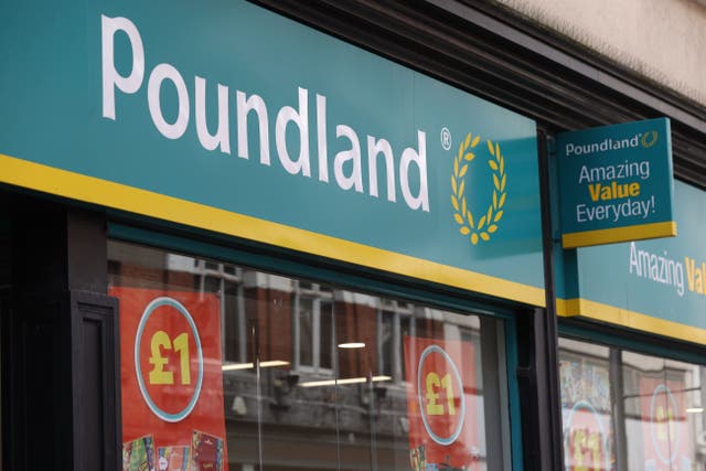 Poundland is among brands to have shut stores over the past year (Liam McBurney/PA)