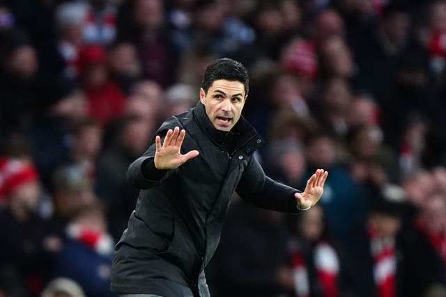 <p>Arsenal’s manager, Mikel Arteta</p>