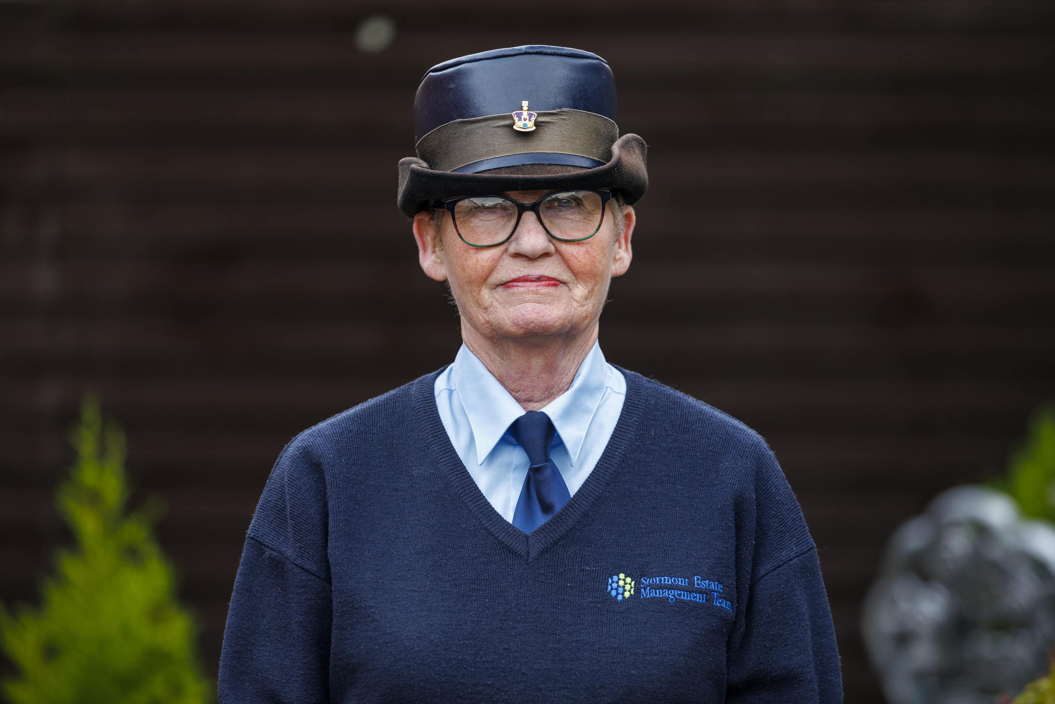 Elizabeth Hamilton has been made an MBE for her work as a security guard at Stormont Castle (Liam McBurney/PA)