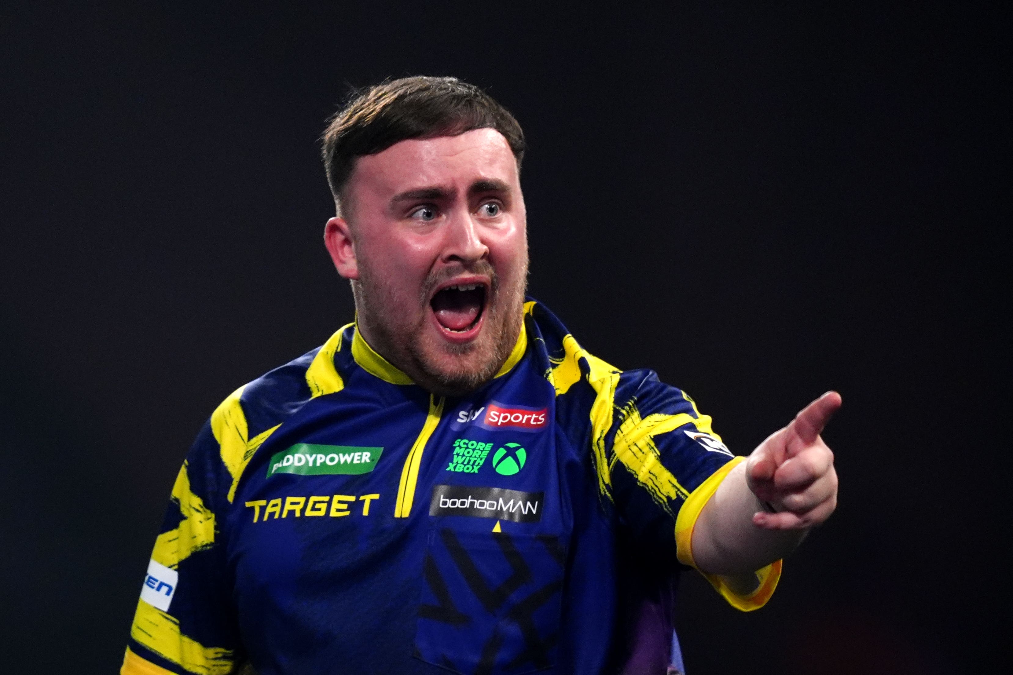 <p>Luke Littler was booed by the Ally Pally crowd but had the final laugh (John Walton/PA)</p>