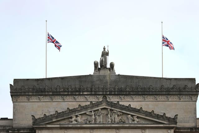 Stormont ministers received legal advice over the flying of the Union flag from official buildings (Liam McBurney/PA)