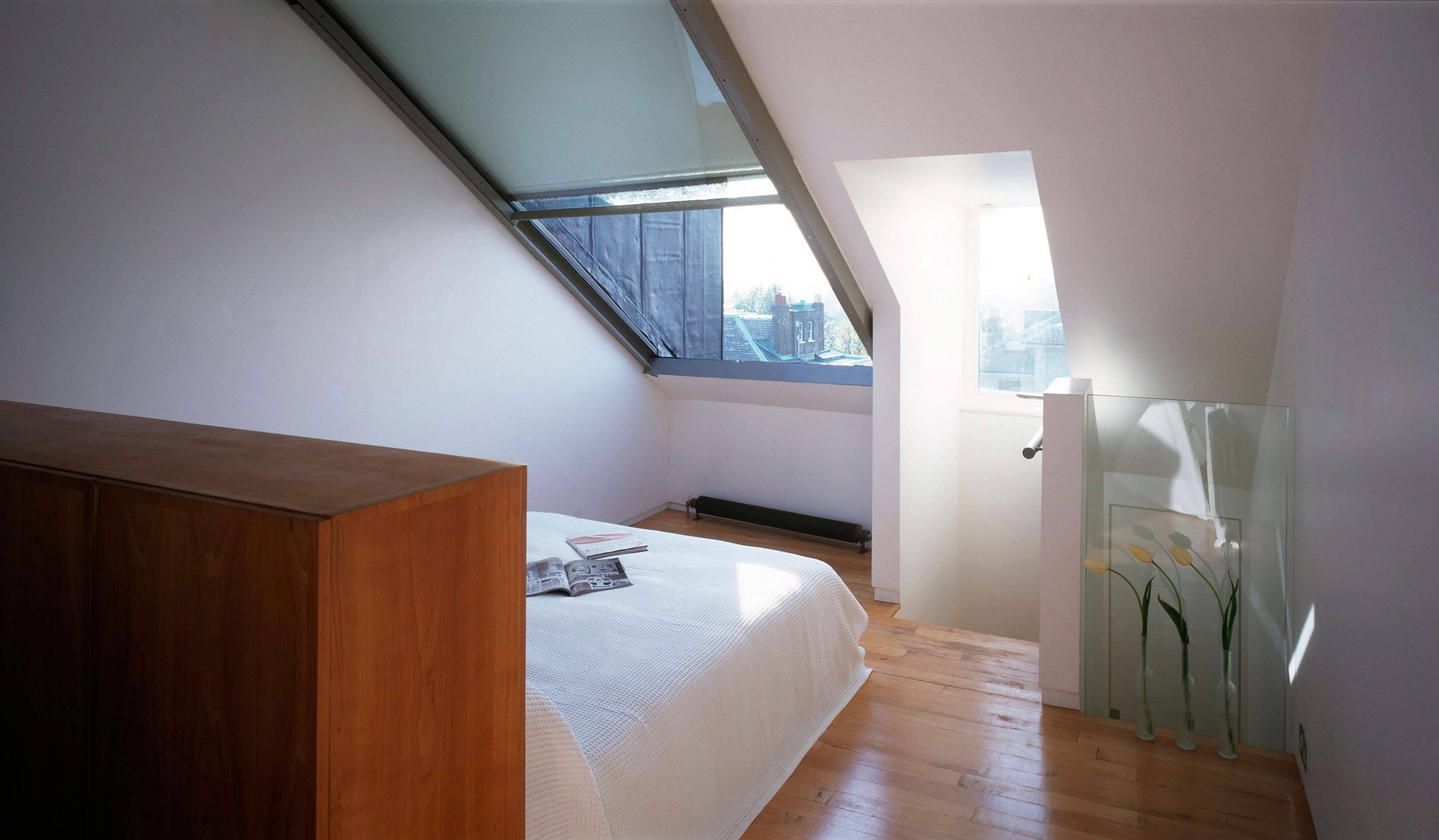 An example of a modern loft conversion with lots of natural daylight